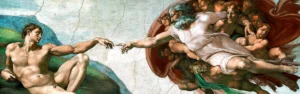 (Âdem’in Yaratılışı, Michelangelo, Sistine Şapeli)